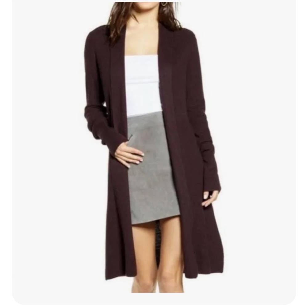 Leith long cardigan sweater